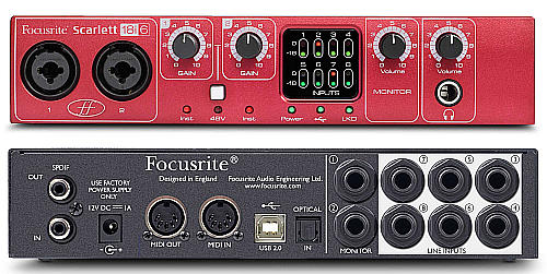 FOCUSRITE Scarlett 18i6 USB 